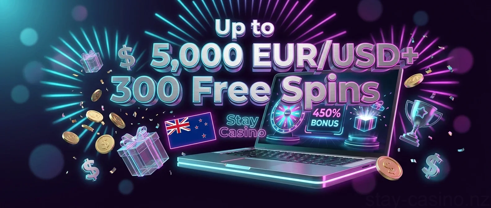 Up to 5,000 EUR/USD+ 300 Free Spins